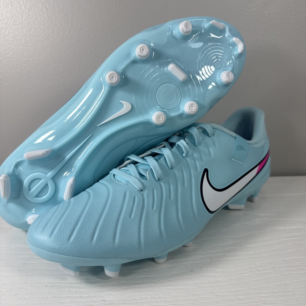 Nike Legend 10 Academy FG/MG Copa Cleats Pink Blue DV4337-401 Men Size 10.5 NEW - Picture 4 of 9